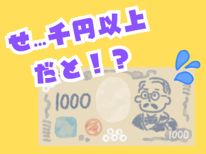 せ・・・千円以上だと!?