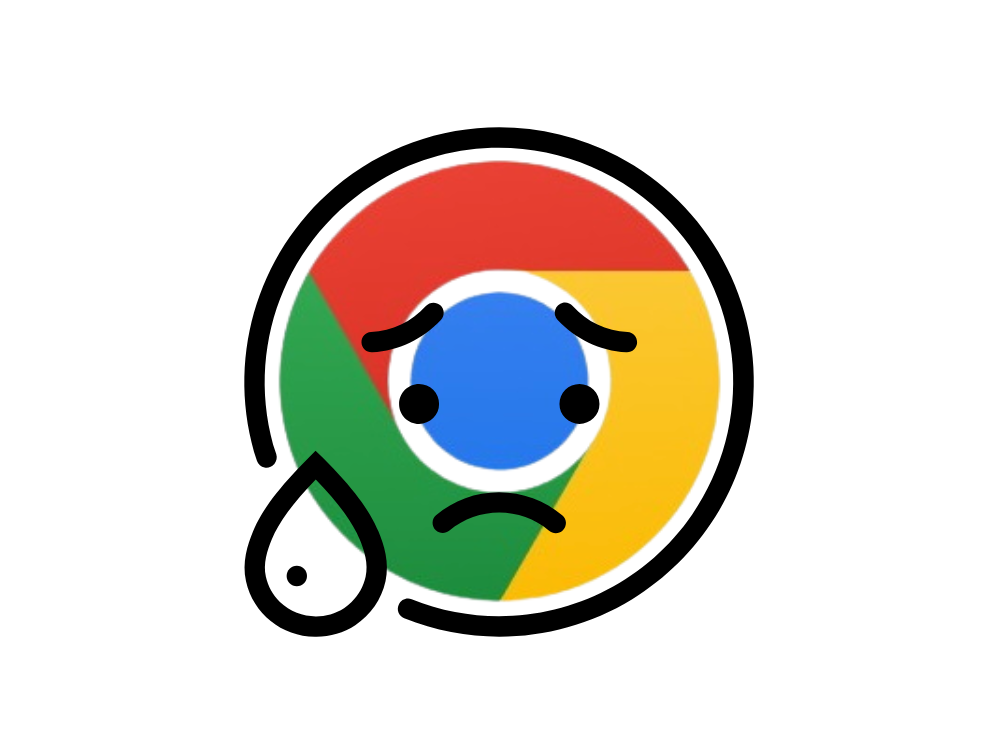 Googleクローム買収の可能性に悲しい表情を魅せるChromeちゃん
