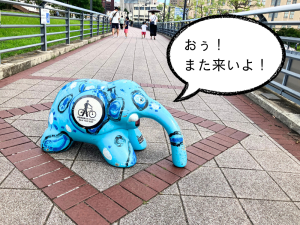 横浜の象さん公園にいた象