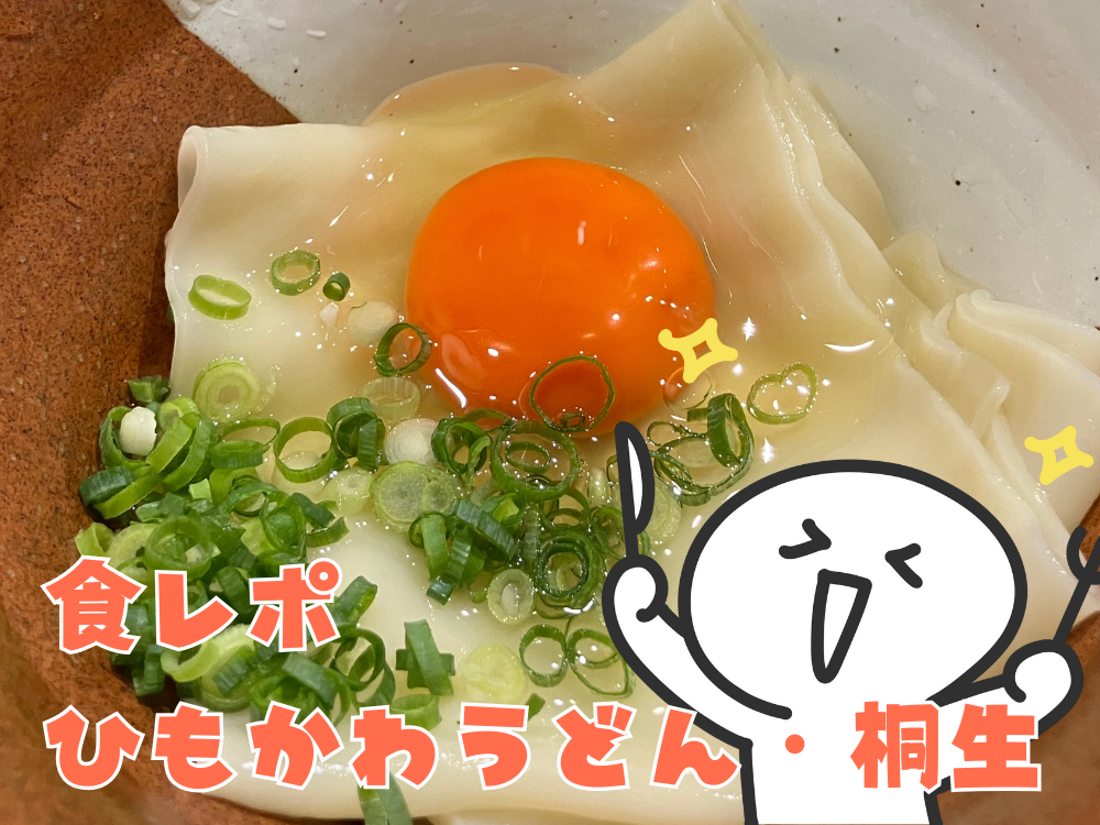 食レポ　ひもかわうどん・桐生