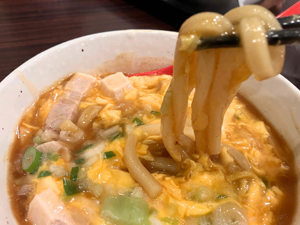 ココイチのあんかけカレーうどんのうどんはどうだ?